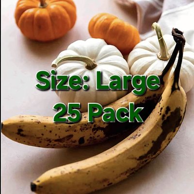 (Large 25pk) aPEELing Pumpkin 🎃🍌
