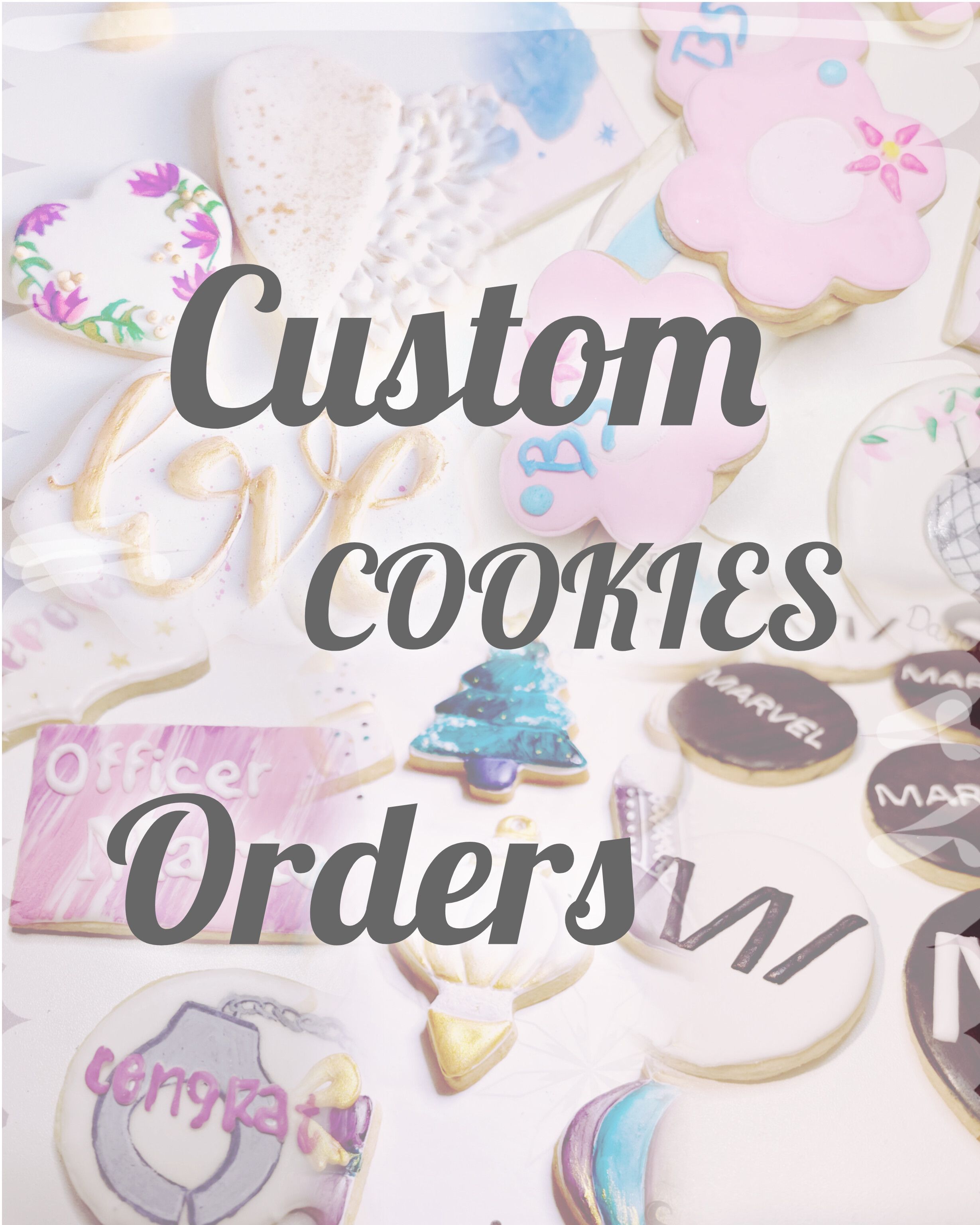 Custom Sugar Cookies 