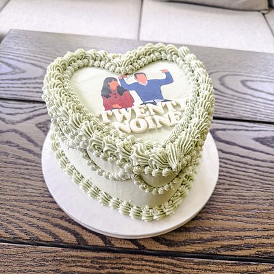 Full Size Heart Cake