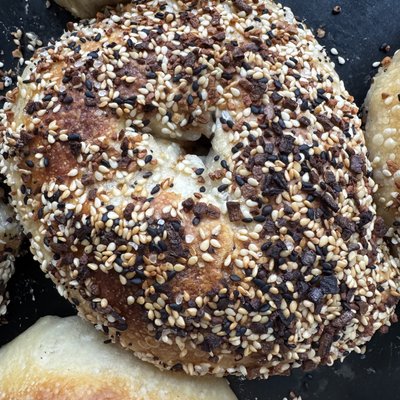  Everything Sourdough Bagel