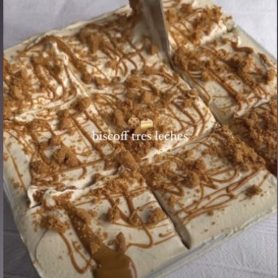Biscoff Cookie Butter Tres Leches