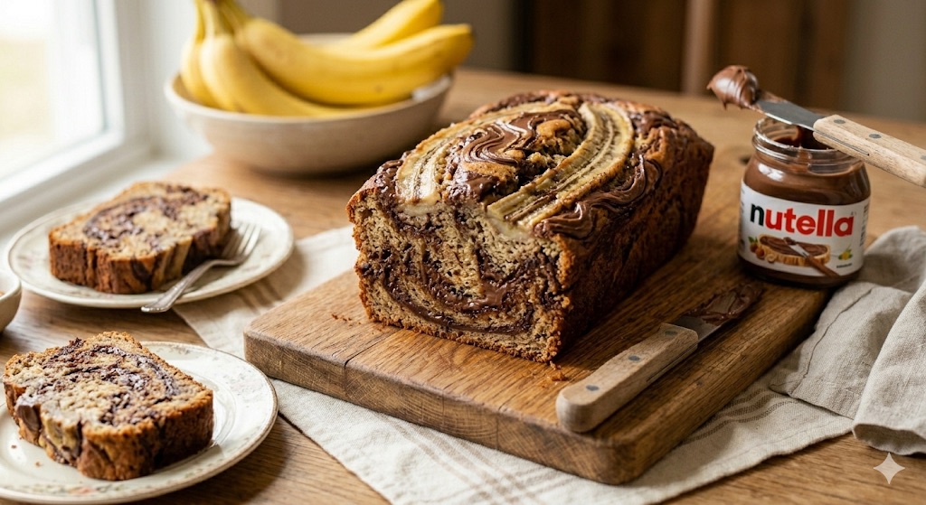 Hazelnut Banana Bread