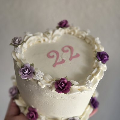 Mini Personal Floral Cake (5"2 Layer) 