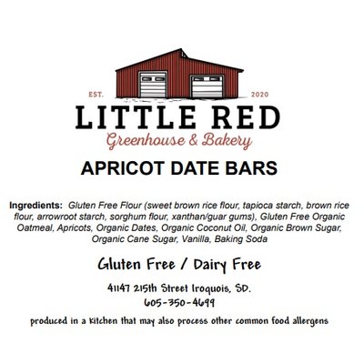 Apricot Date Bars