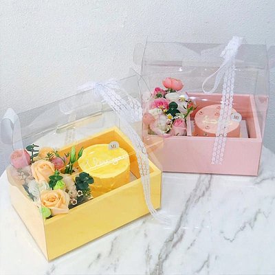 Bento Cake with Flowers 