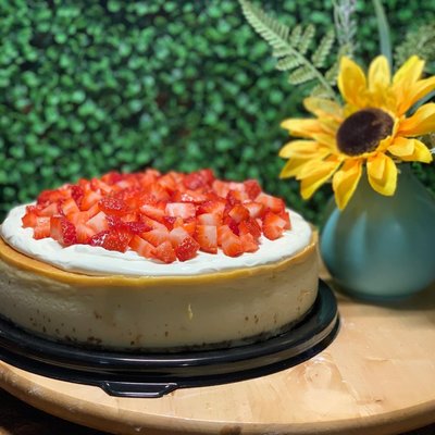 Cheesecake with fruit