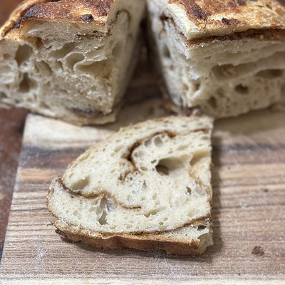Cinnamon Brown Sugar Sourdough Loaf