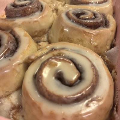 Half A Dozen Cinnamon Rolls 