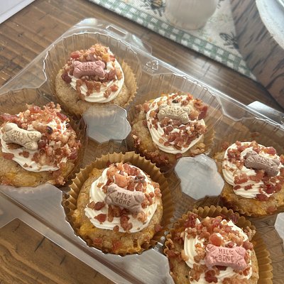 Dozen Bacon Cheddar Pup Cakes