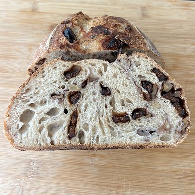 Fig and Walnut Sourdough Loaf 