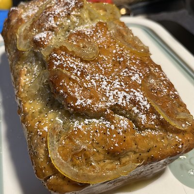 Sourdough Lemon Poppyseed Loaf
