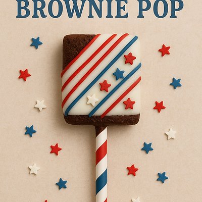 Star Spangled Brownie Pops