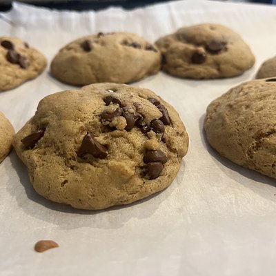 Brown Butter Sourdough Chocolate Chip Cookies