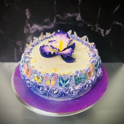 Vegan Blueberry Lemon Cake 