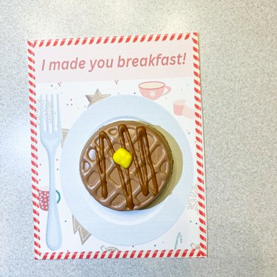 Elf Breakfast -waffle