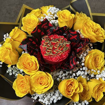 4” Cake Bouquet 