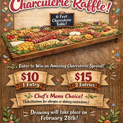 1 Entry 🎟️ 6ft Charcuterie, Graduation Raffle