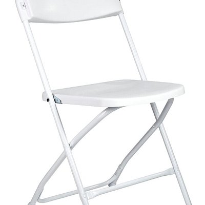 White Foldable chairs