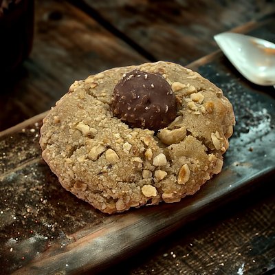 Nutella Filled Cookies With Ferreiro And Hazelnuts