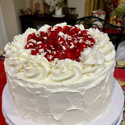 White Forest Cake