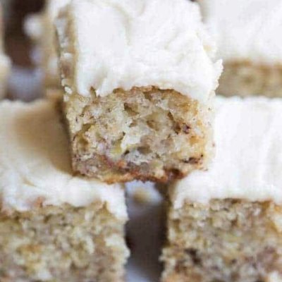 Banana Bread Brownies Pan
