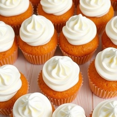 Marshmallow Cloud Carrot Cupcakes