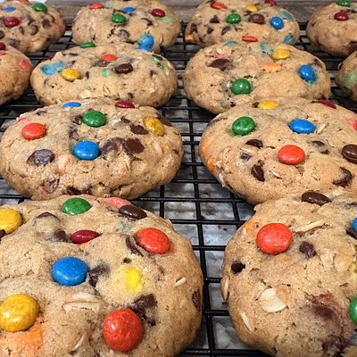 Sourdough Monster Cookies