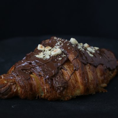 Hazelnut Triple Choc croissant