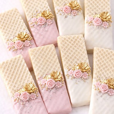 Chocolate Covered Wafer Cookies 