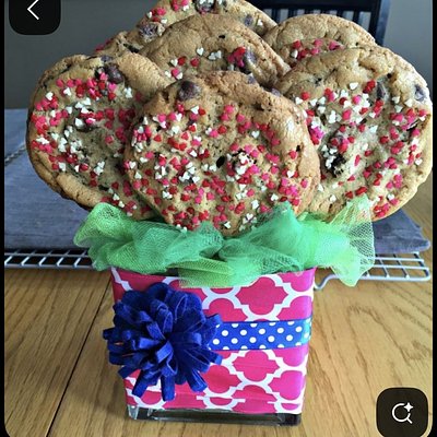Small Cookie Bouquet - 6 Cookies