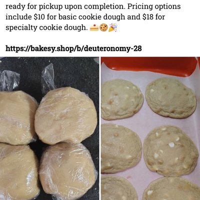 Specialty Handmaid Cookie Dough 