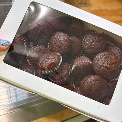 Mini Double Chocolate Espresso Muffins