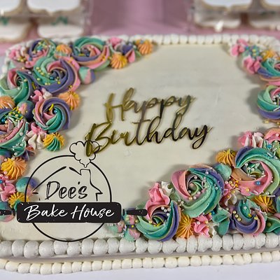 Custom Sheet Cake 