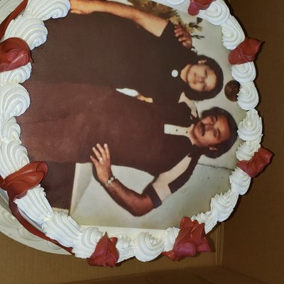 8in Round Filled With Image