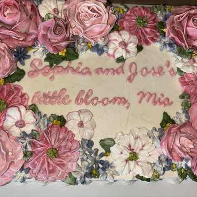 1/4 Sheet Cake (12-24 Servings)