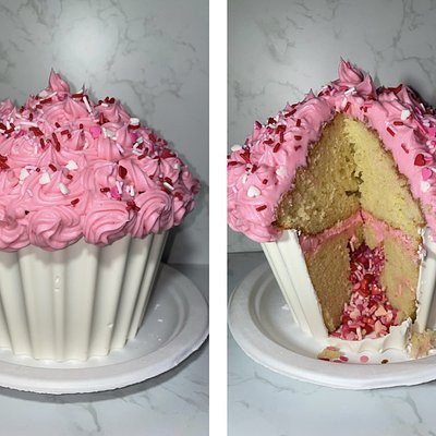 Giant Cupcake Cake