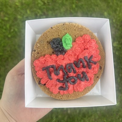 Single Layer individual Cookie Cake 