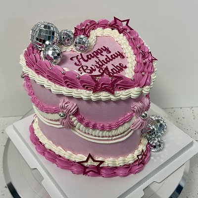 6 Inch Heart Cake Tall