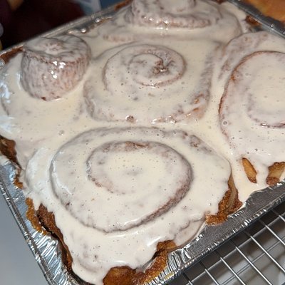 Sourdough Cinnamon/ Caramel Rolls- Single