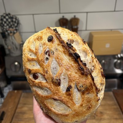 Cranberry Pecan Sourdough Loaf