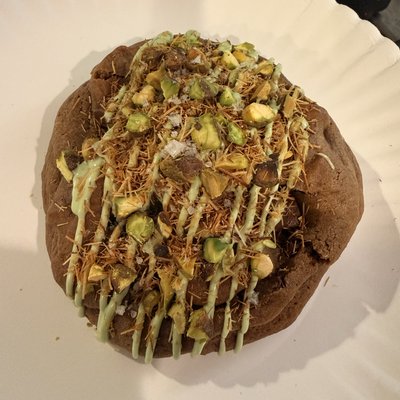 Dubai Chocolate Pistachio Crunch Cookie