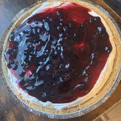 Blueberry Cream Pie
