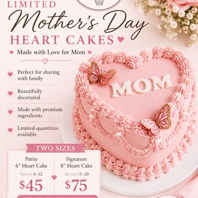 💗 Signature Luxury Heart Cake