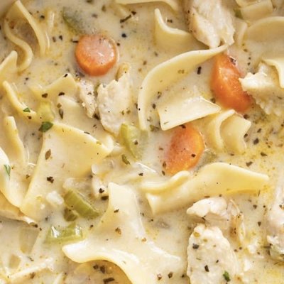 Creamy Chicken Noodle Soup