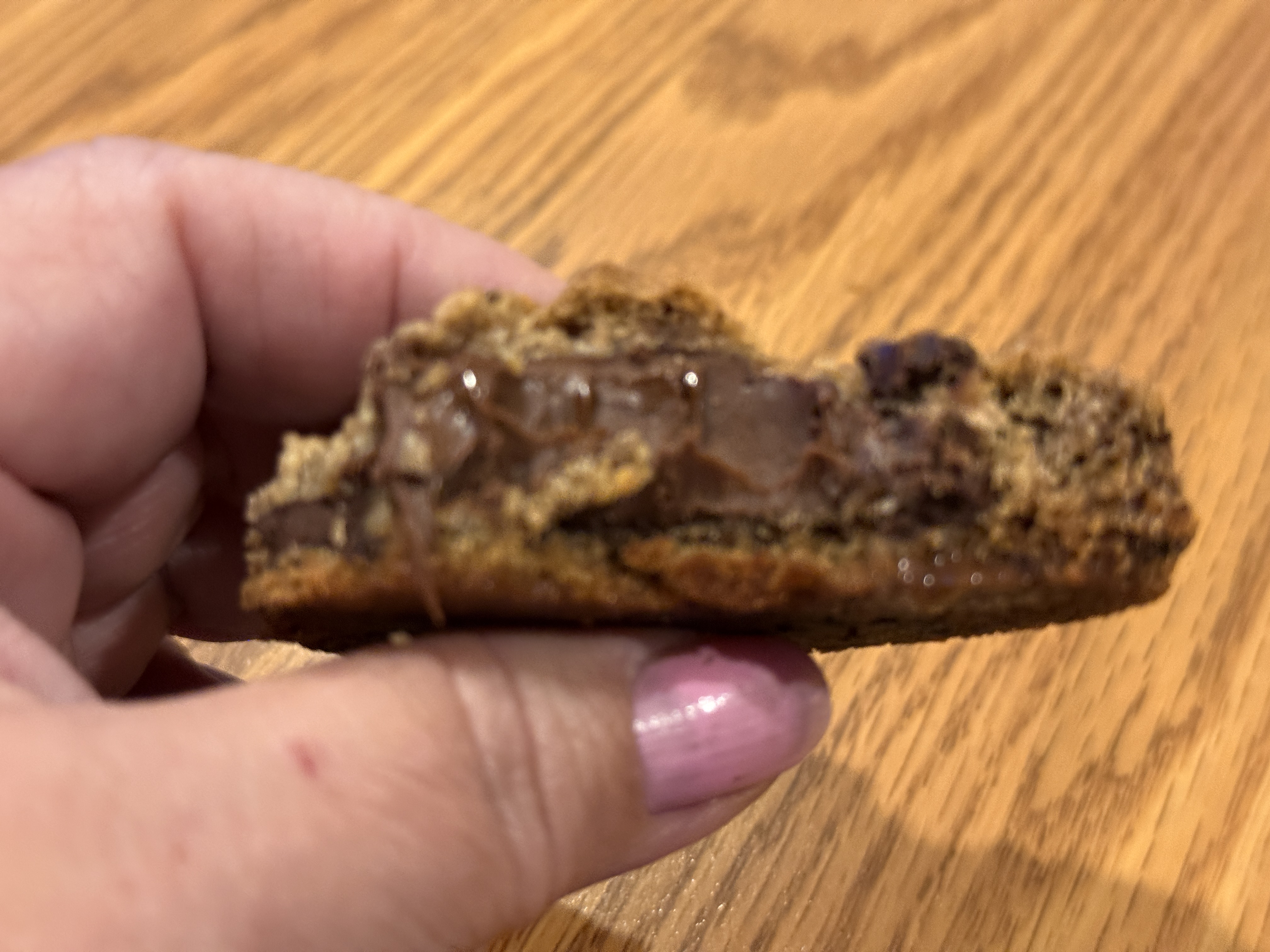 Chocolate Chip Filled With Nutella