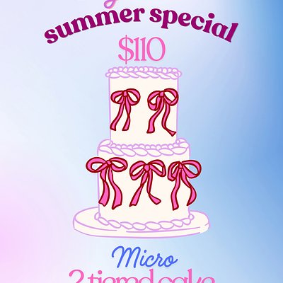 Micro Tiered Cake 