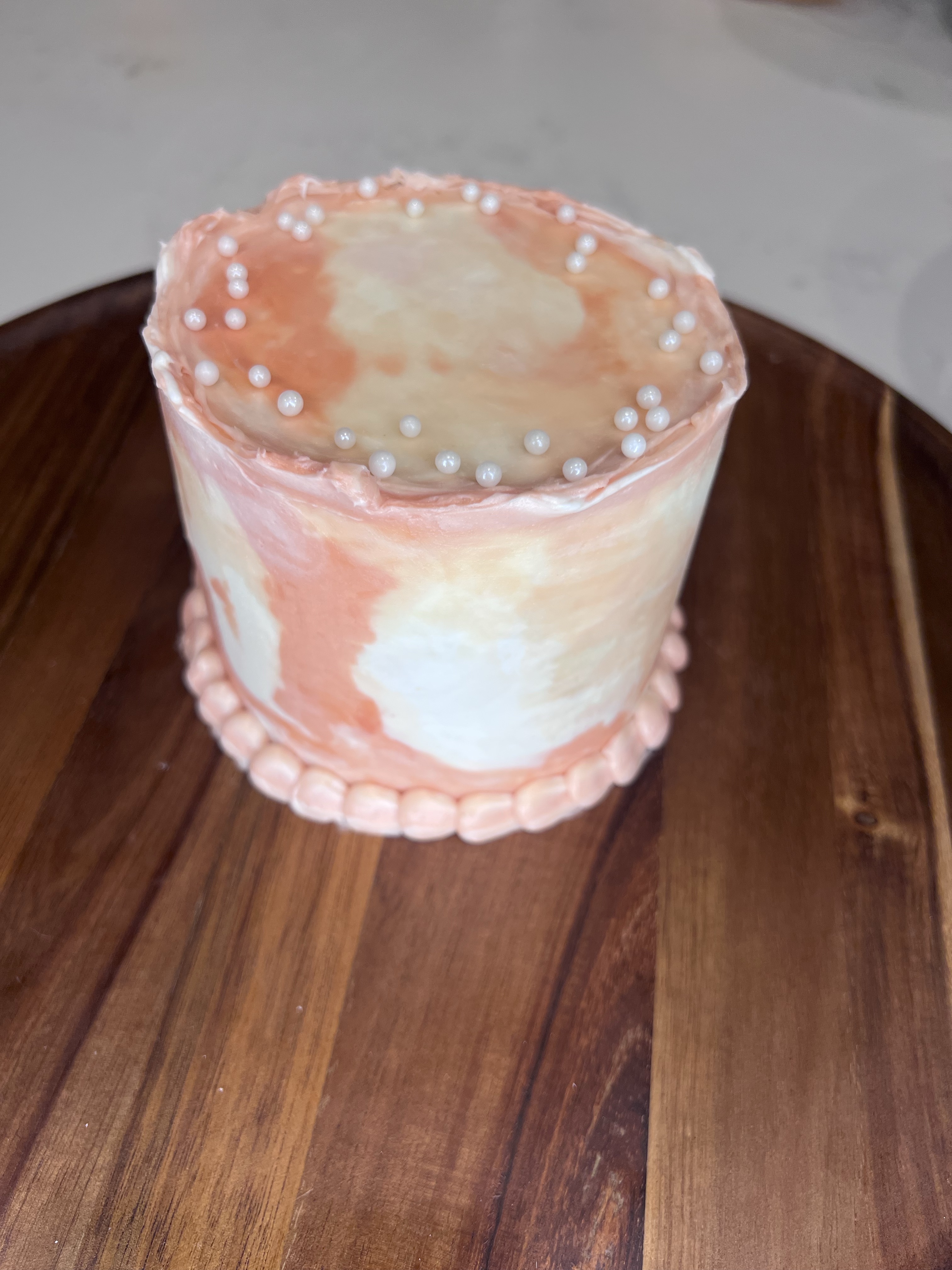 Signature Marble Designed Cake 