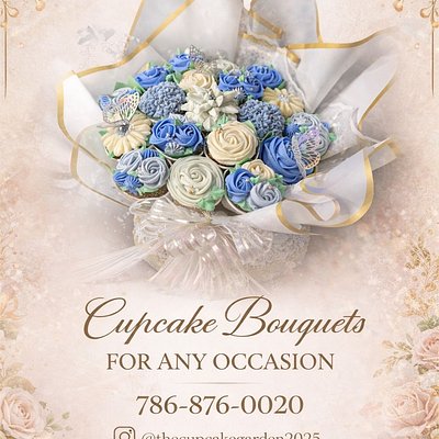 Wedding Cupcake Bouquets