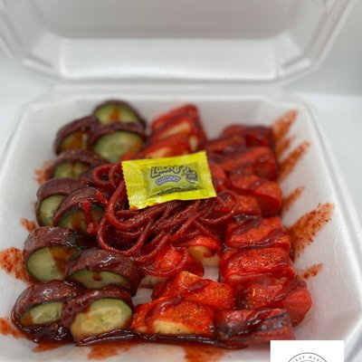 Wrapped Fruit Roll Up Tray