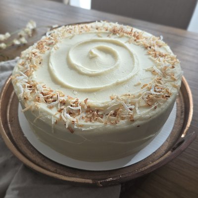 Coconut Custard Cake